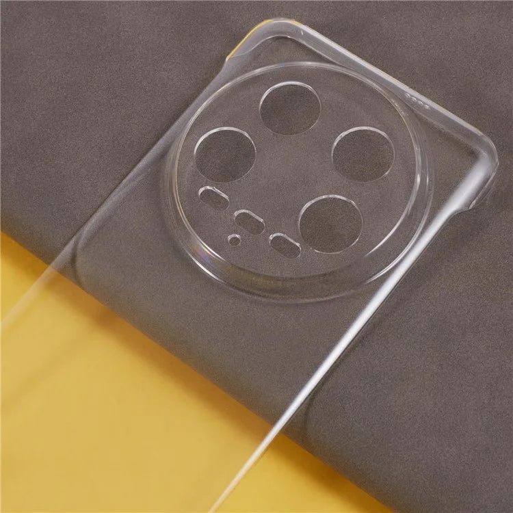 For Xiaomi 14 Ultra Case Hard PC No Frame Phone Cover Transparent