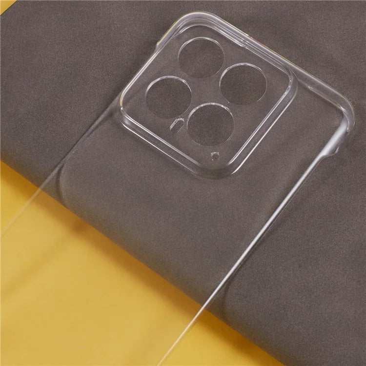 For Xiaomi 14 Case Frameless Hard PC Anti-scratch Clear Phone Cover
