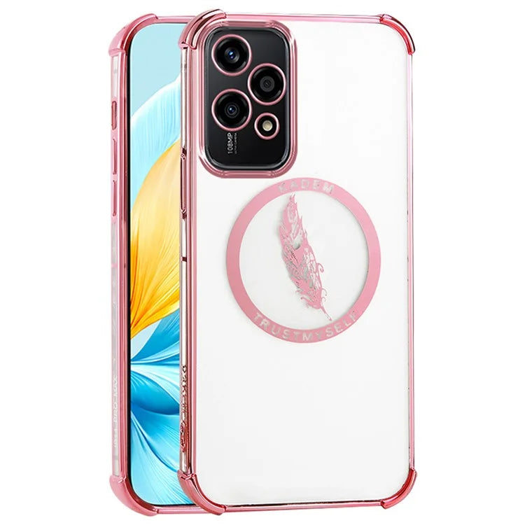 KADEM For Honor 200 Lite Case Feather TPU Phone Cover Air Cushion Drop Protection