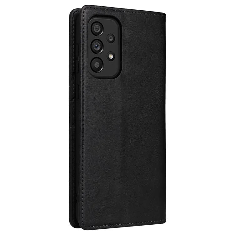 For Samsung Galaxy A53 5G Case PU Leather RFID Blocking Phone Cover Magnetic Closing