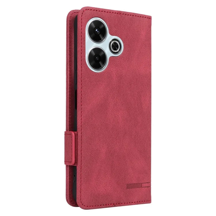 For Xiaomi Redmi 13 5G / 13 4G / Note 13R 5G Case Hardware Decor Leather Wallet Phone Cover