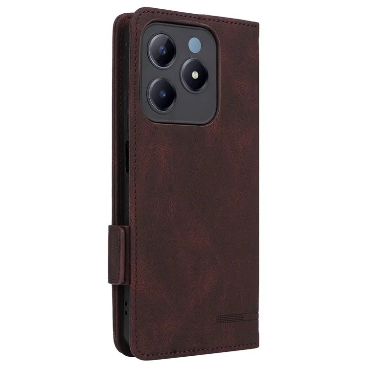 For Realme C63 4G / C61 4G Wallet Phone Case Leather Flip Cover Hardware Decor