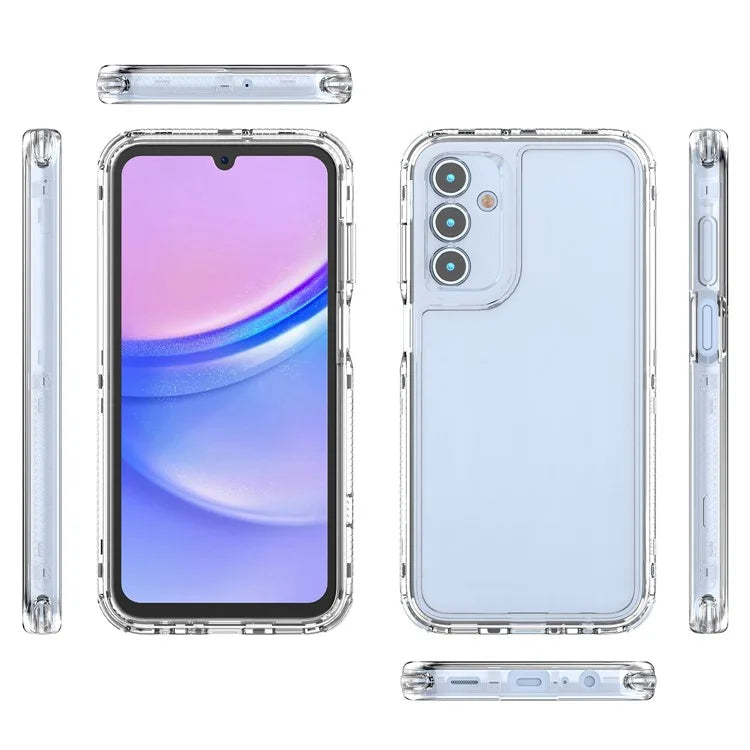 For Samsung Galaxy A15 4G / 5G Case Acrylic+TPU Drop-proof Clear Phone Cover