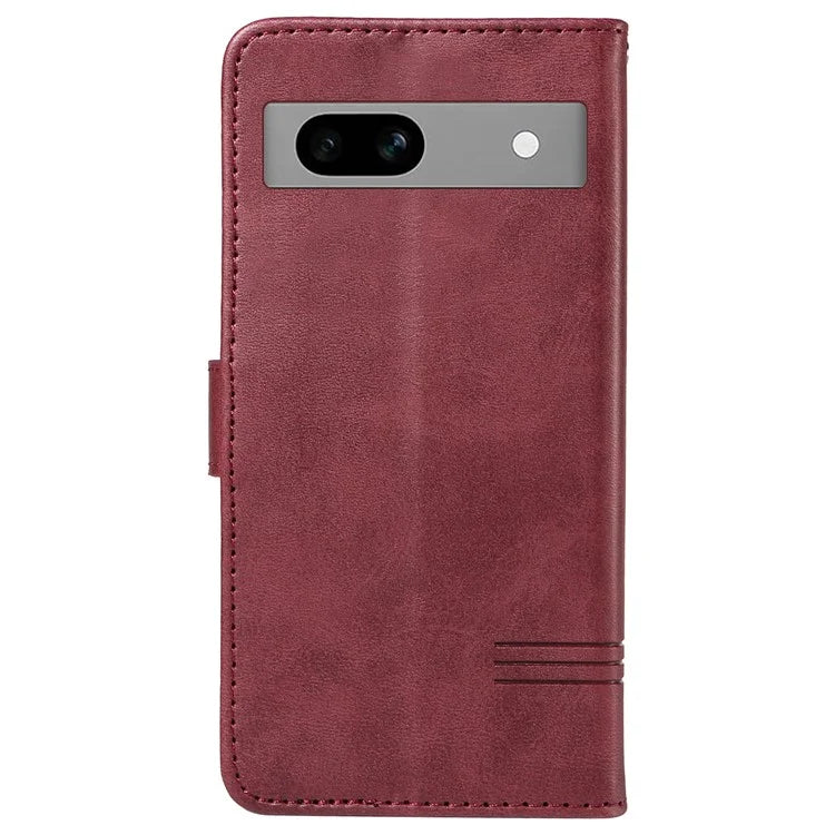 For Google Pixel 7a Case Wallet PU Leather Phone Cover with Stand View