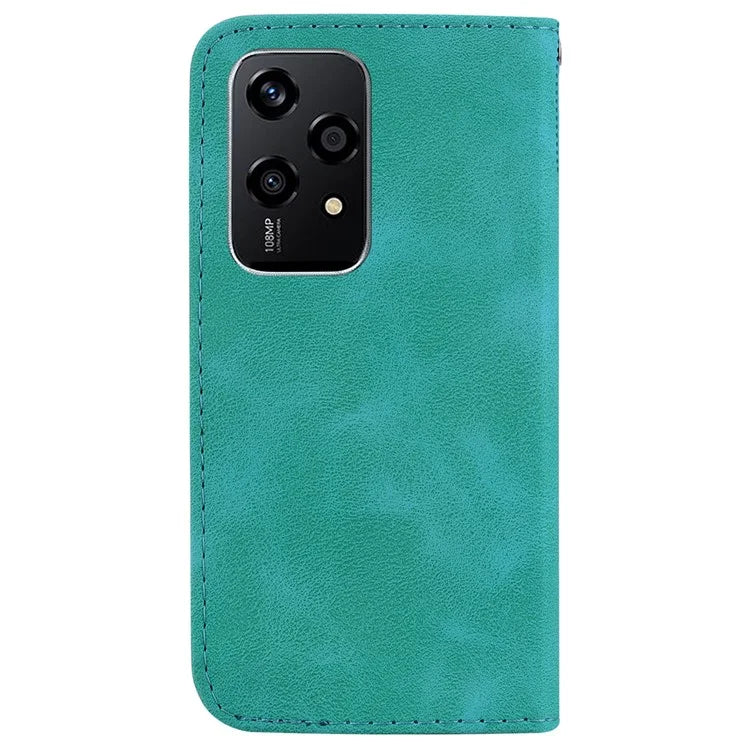 For Honor 200 Lite Case Pattern Imprint Leather Stand Phone Cover with Wallet