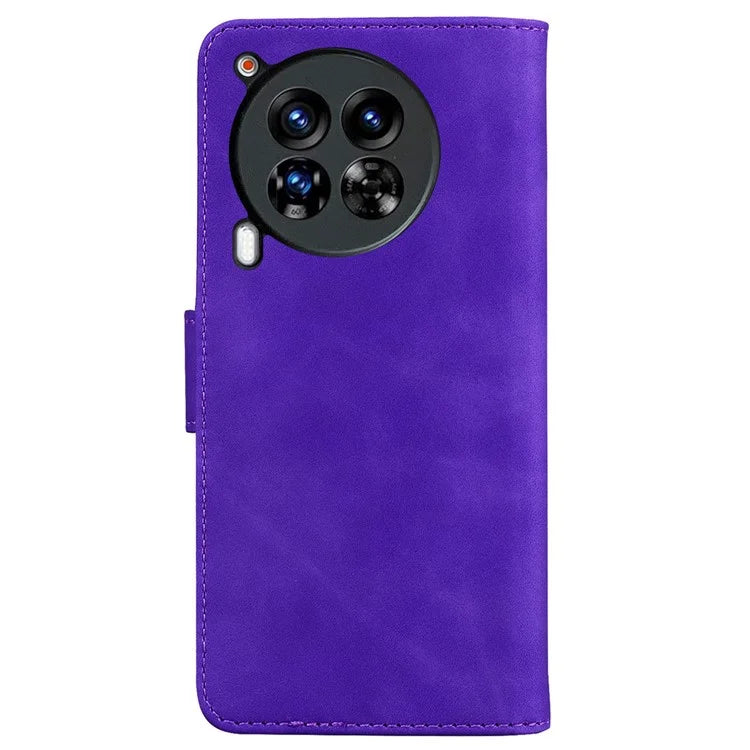 For TECNO Camon 30 Premier 5G Phone Case Solid Color Leather Phone Cover with Stand