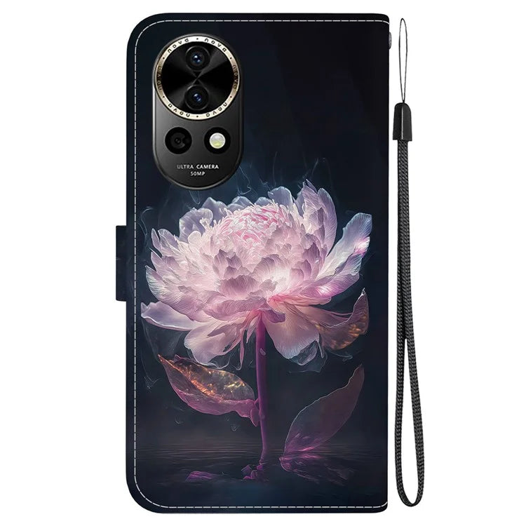 For Huawei nova 12 5G Case Pattern Print PU Leather Wallet Phone Cover