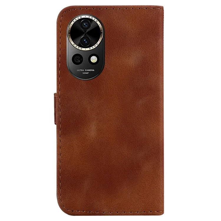 For Huawei nova 12 5G Wallet Case 7-Shaped Pattern Leather Phone Cover