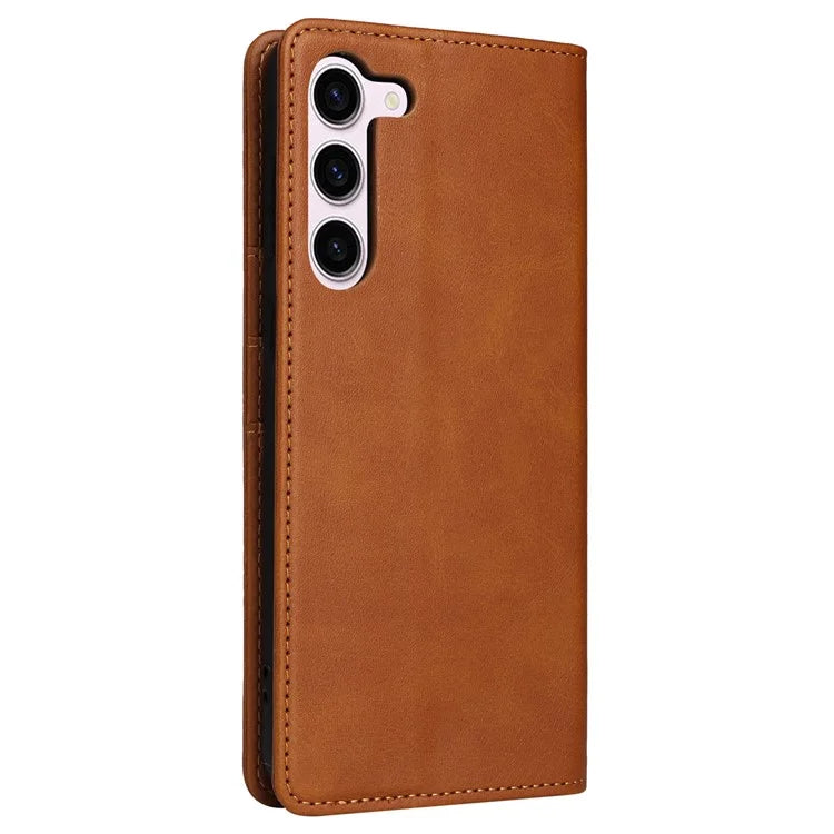 For Samsung Galaxy S23 Case RFID Blocking PU Leather Wallet Stand Phone Cover