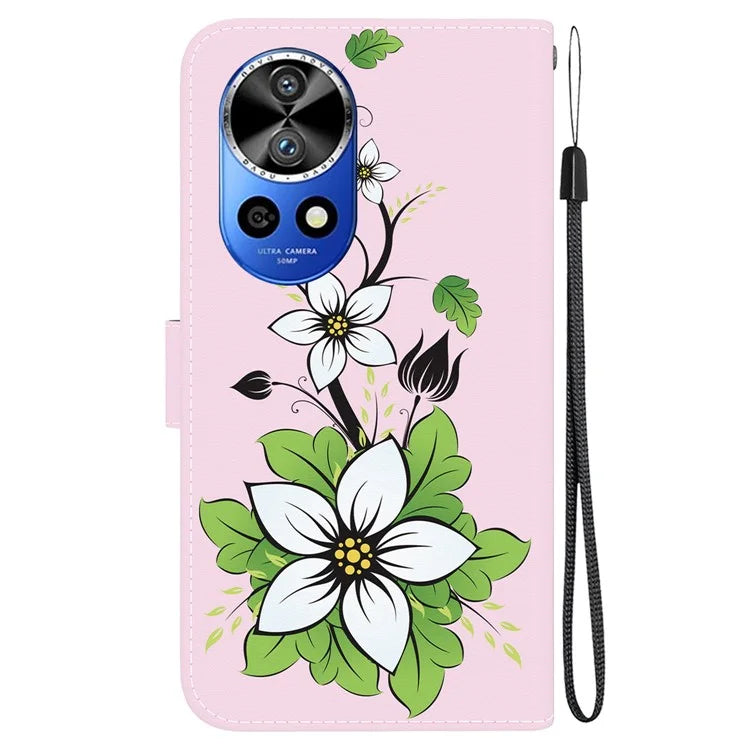 For Huawei nova 12 Pro 5G / 12 Ultra 5G Leather Case Pattern Print Wallet Phone Cover