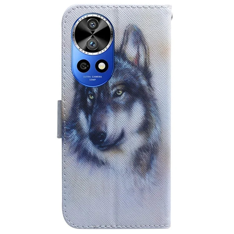 For Huawei nova 12 Pro 5G / 12 Ultra 5G Case Pattern Print Leather Wallet Phone Cover
