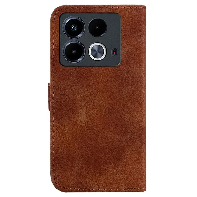 For Infinix Note 40 Shockproof Case Pattern Imprint PU Leather Phone Cover
