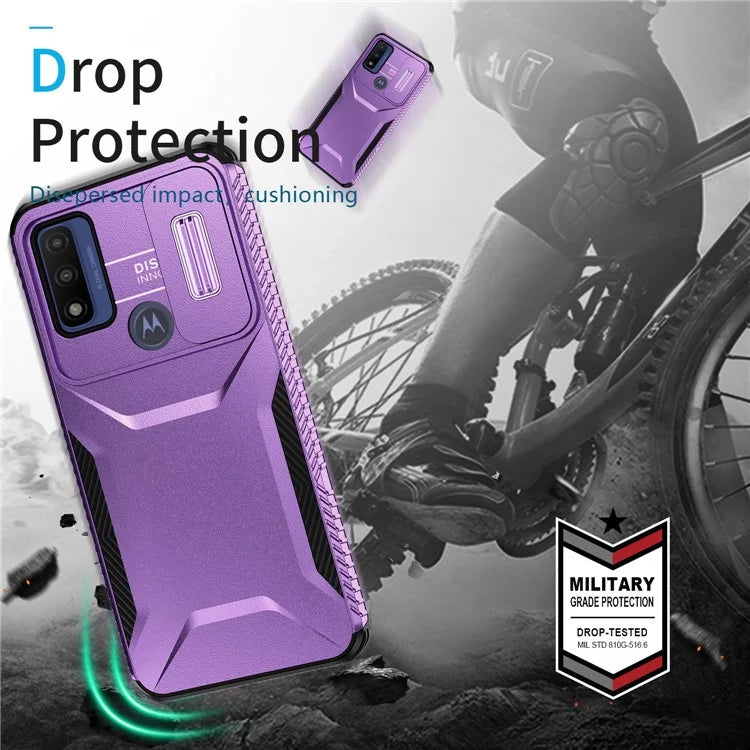 For Motorola Moto G Play (2023) 4G / G Power (2022) / G Pure Case TPU+PC Phone Cover Lens and Privacy Protection