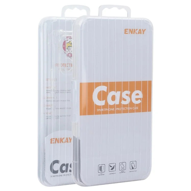 ENKAY HAT PRINCE For Oppo Reno12 F 5G Case Corner Airbag TPU Crystal Clear Phone Cover