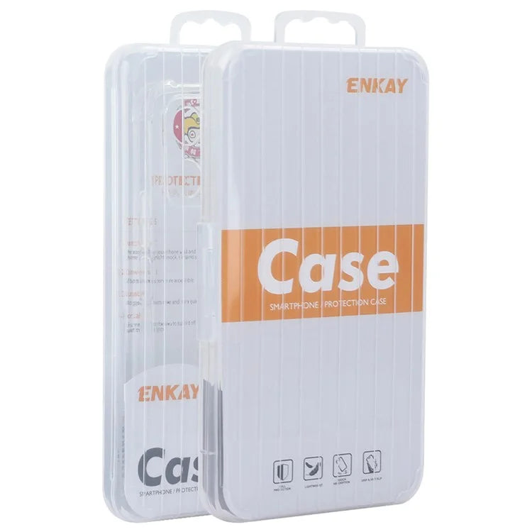 ENKAY HAT PRINCE For Oppo Reno12 Pro 5G (Global) Case TPU Corner Airbag Fall Protection Crystal Clear Phone Cover