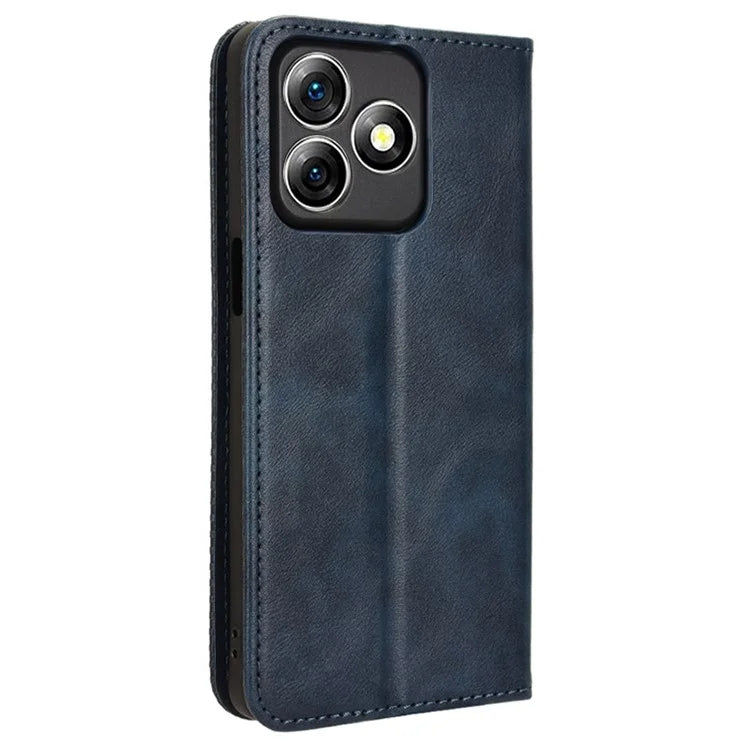 For Ulefone Note 18 Ultra Case Retro PU Leather Wallet Phone Cover Stand