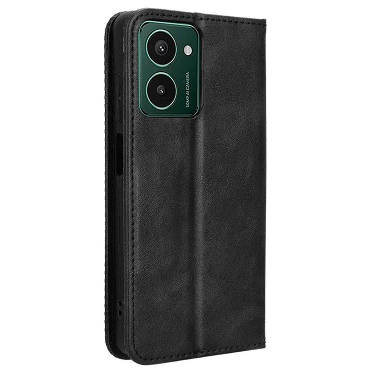 For HMD Pulse / Pulse Pro / Pulse+ Case Retro PU Leather Wallet Phone Cover Stand