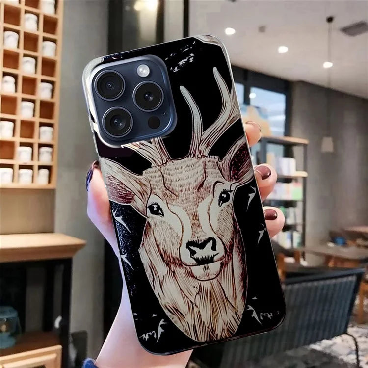 For iPhone 16 Pro Case Pattern Printing TPU Protective Phone Cover