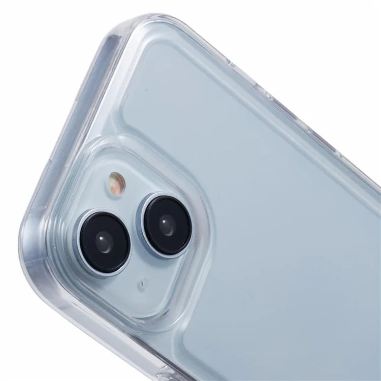 For iPhone 15 Case Anti-Scratch TPU + PC Phone Cover 2.0mm