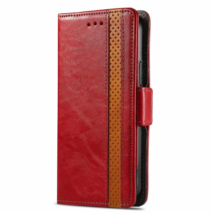 CASENEO 002 Series For Motorola Edge 50 Ultra 5G / Moto X50 Ultra 5G Case Splicing Leather Wallet Phone Cover