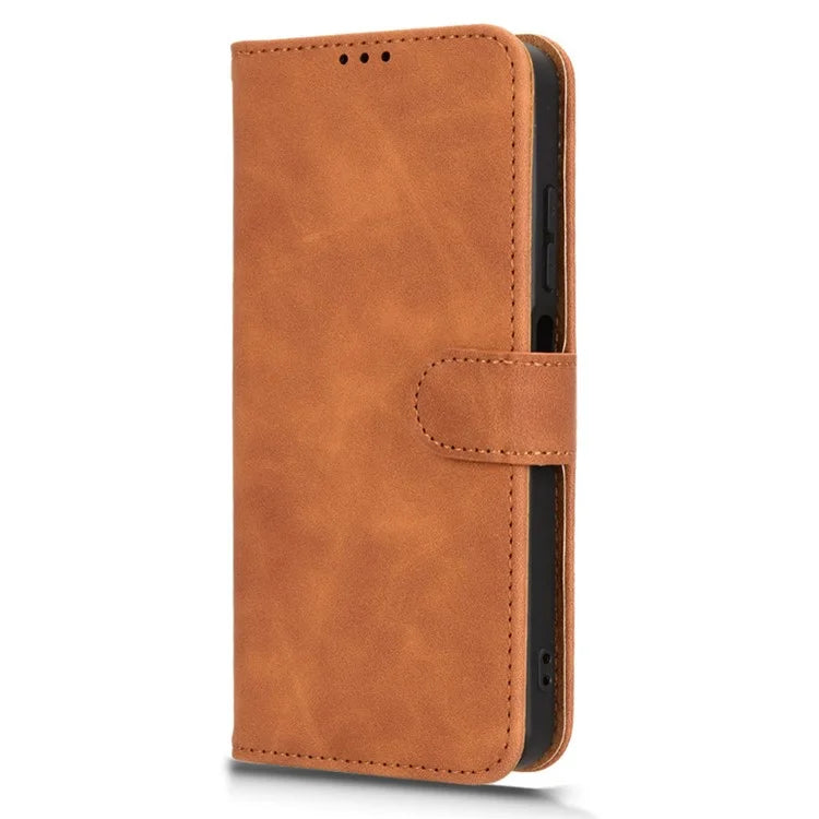 For itel A50 Case Anti-Scratch Skin-Touch Leather Wallet Phone Cover