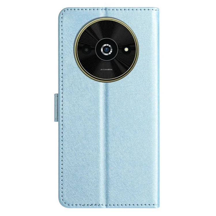 For Xiaomi Poco C61 4G / Redmi A3 4G Case Wallet Stand Leather Silk Texture Phone Cover