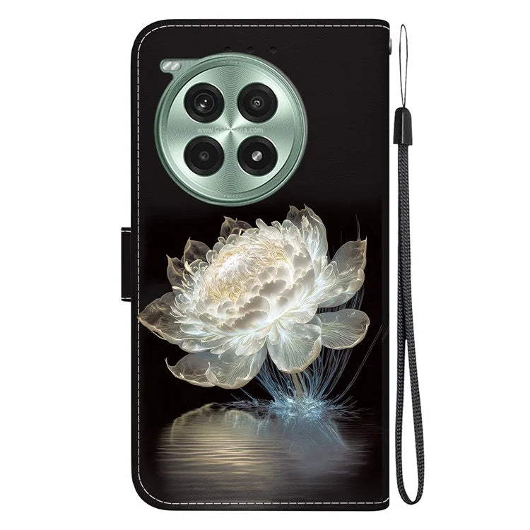 For OnePlus Ace 3 Pro 5G Wallet Case Leather Phone Cover Pattern Printing