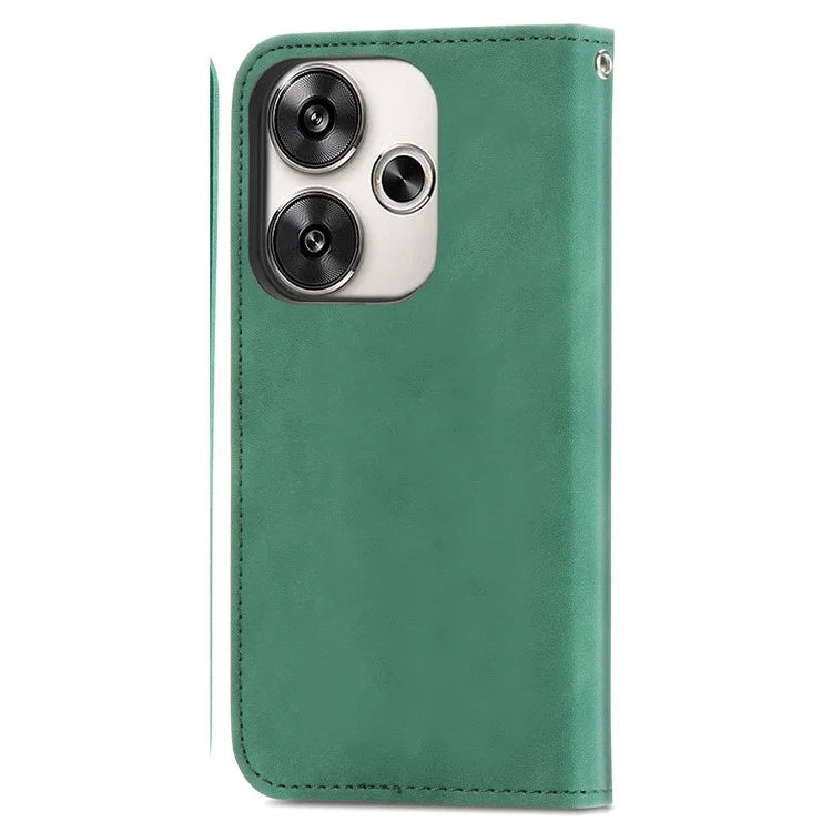 For Xiaomi Poco F6 5G / Redmi Turbo 3 5G Case Leather Skin-Touch Phone Cover Wallet