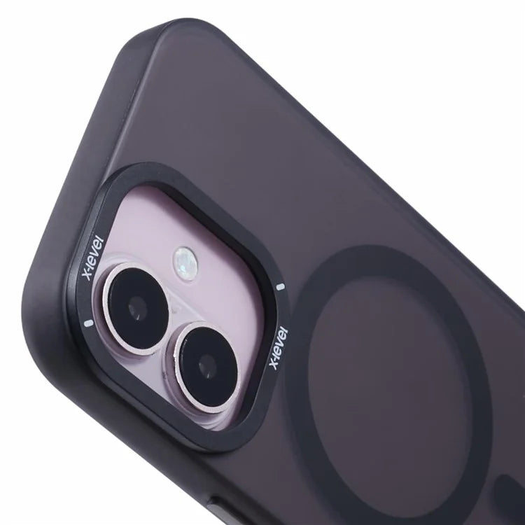 X-LEVEL For iPhone 16 Case Compatible with MagSafe PC + TPU Phone Cover Anti-Fingerprints