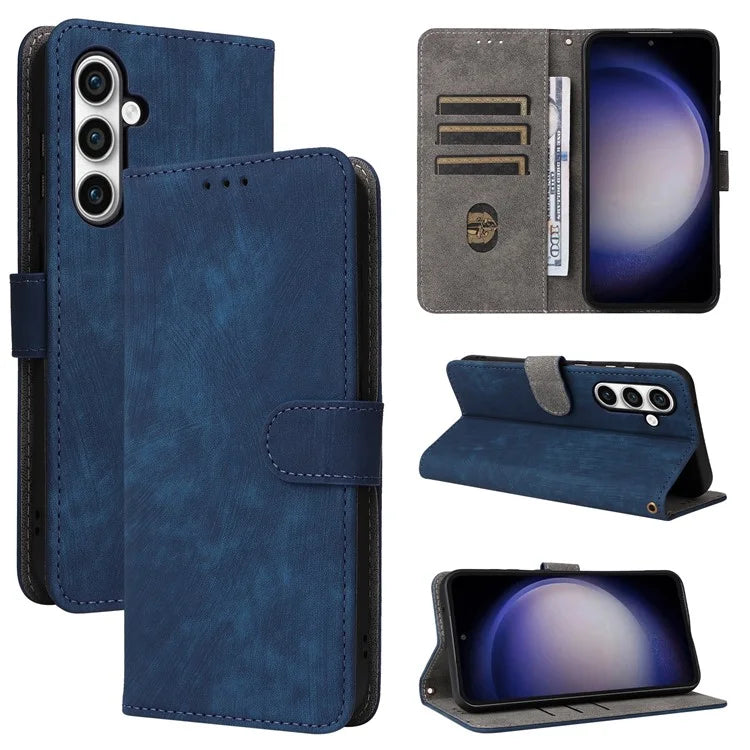 For Samsung Galaxy S24 FE Case RFID Blocking Wallet PU Leather Flip Phone Cover