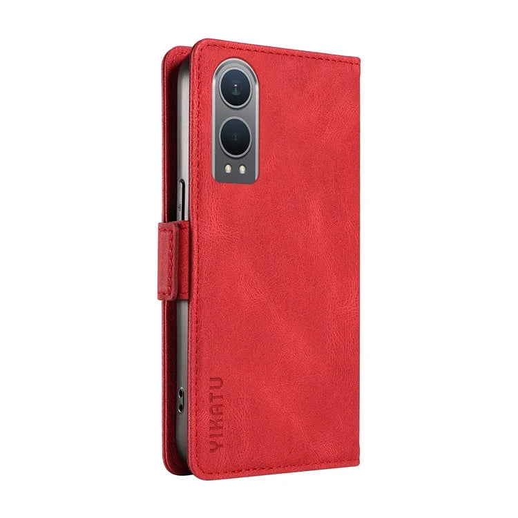 YIKATU YK-005 For OnePlus Nord CE4 Lite 5G / Oppo K12x 5G (China) Case PU Leather Phone Cover Stand Card Slots