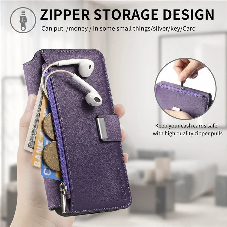 CASENEO MW-02 For Xiaomi Redmi 13C 4G / Poco C65 4G Leather Case Detachable Magnetic Phone Cover