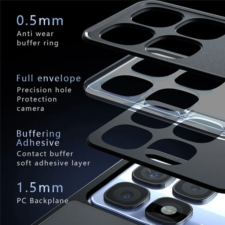 For Xiaomi Redmi K70 Ultra Case Drop-Proof TPU + PC Matte Back Phone Cover