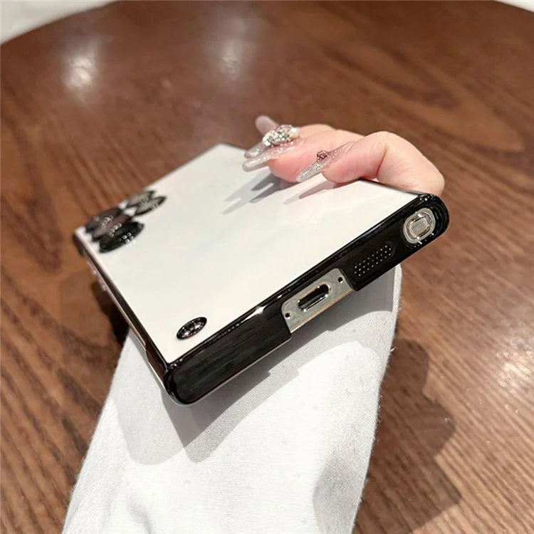 For Samsung Galaxy S23 Ultra Case Transparent PC Frameless Magnetic Phone Cover