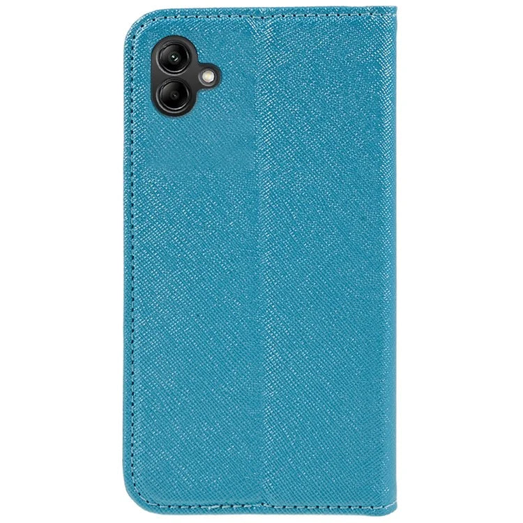 For Samsung Galaxy A06 Case Flip Shockproof Cross Texture Leather Phone Cover