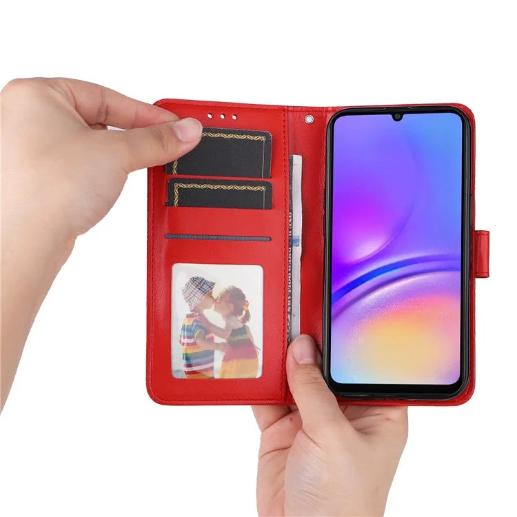 For Samsung Galaxy A06 Case Sunflower Imprint Leather Wallet Phone Cover
