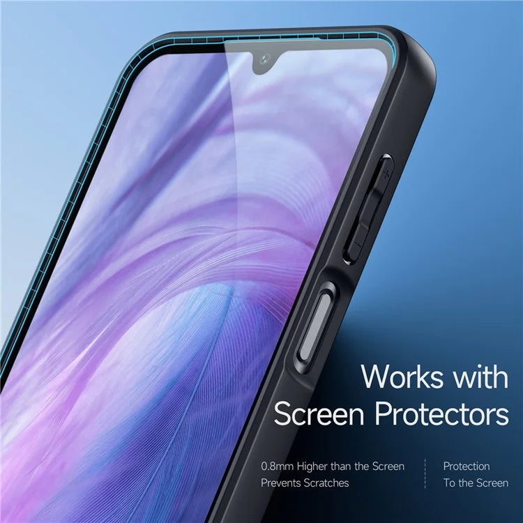 DUX DUCIS Aimo Series For Samsung Galaxy A16 5G / 4G Case TPU+PC Matte Phone Cover (REACH Certification) - Black