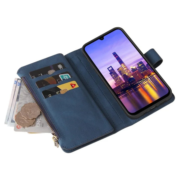 KT Multi-Functional Series-2 For Samsung Galaxy A16 5G Phone Case Zipper Wallet Leather Stand Cover