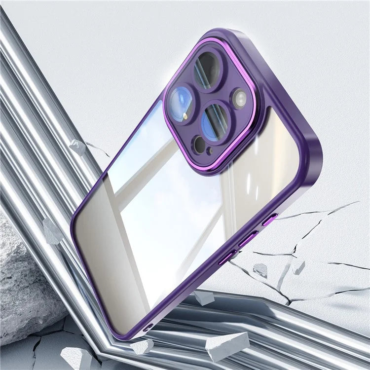 For iPhone 16 Pro Case Drop-Proof TPU + Acrylic Protective Phone Cover