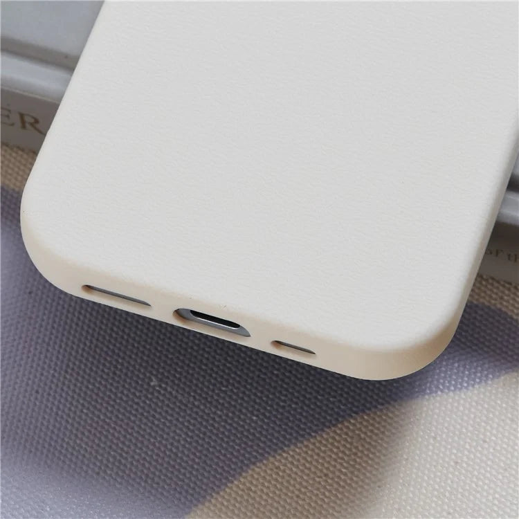 HYUE Series For iPhone 15 Plus Case Litchi Texture TPU Shockproof Phone Cover