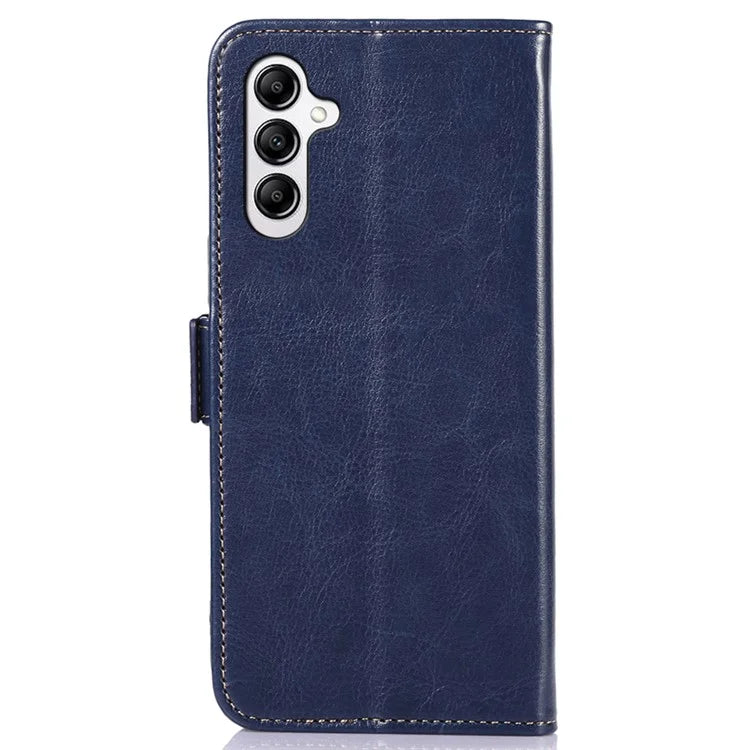 ABEEL For Samsung Galaxy A16 5G Case PU Leather Crazy Horse Texture Wallet Phone Cover