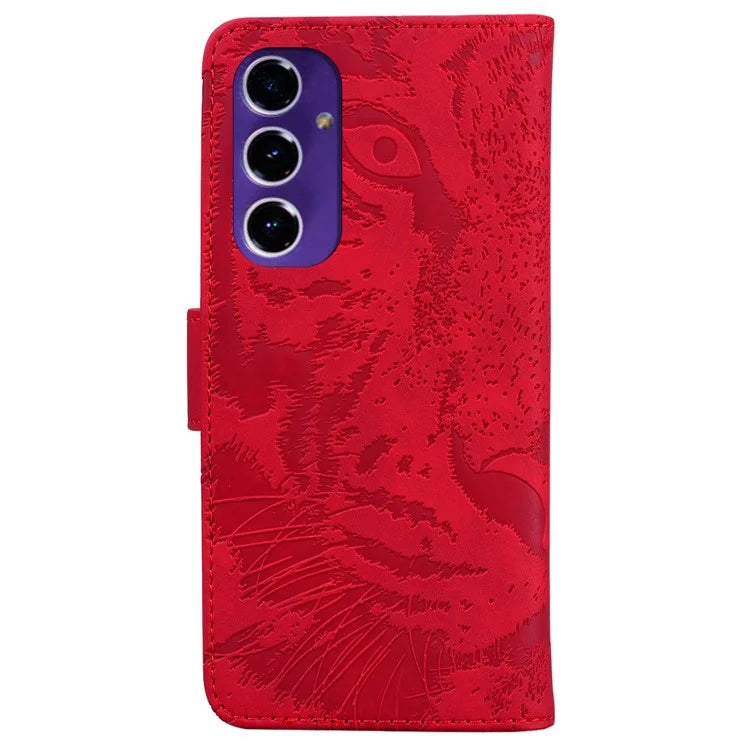 For Samsung Galaxy A16 5G Case Tiger Imprint Leather Wallet Phone Cover