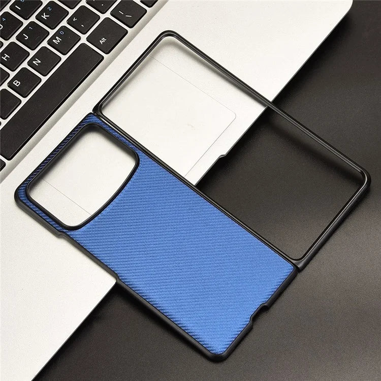 For Xiaomi Mix Fold 4 5G Case Carbon Fiber Texture Shockproof PU+PC Phone Cover