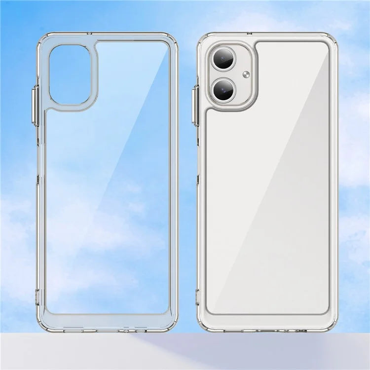 For Samsung Galaxy A06 Shockproof Case TPU +Acrylic Protective Clear Phone Cover
