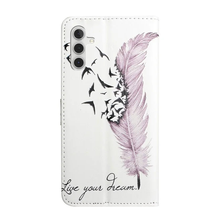 For Samsung Galaxy A16 5G Case 3D Creative Pattern PU Leather Stand Phone Cover