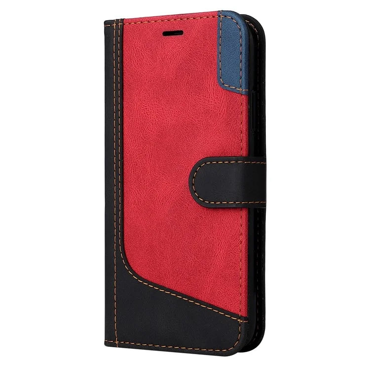 For Samsung Galaxy A16 5G Case Flip Wallet Leather Phone Cover 3 Color Splicing