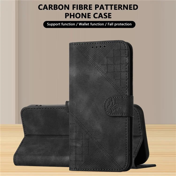 YX0080 For Samsung Galaxy A24 4G (162.1 X 77.6 X 8.3mm) Case Leather Wallet Phone Cover