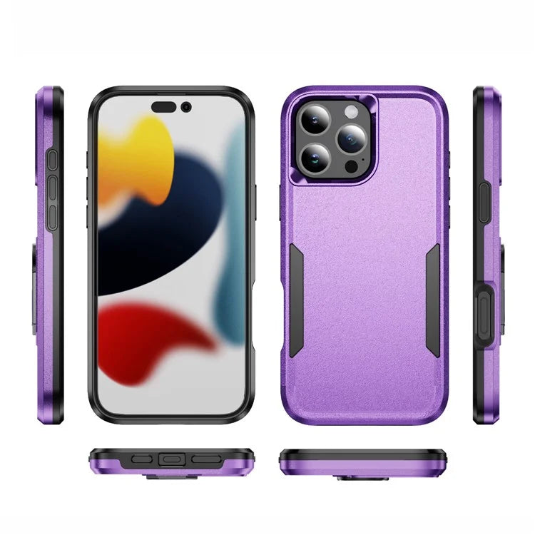 For iPhone 16 Pro Case PC+TPU Military Grade Drop Protective Phone Cover