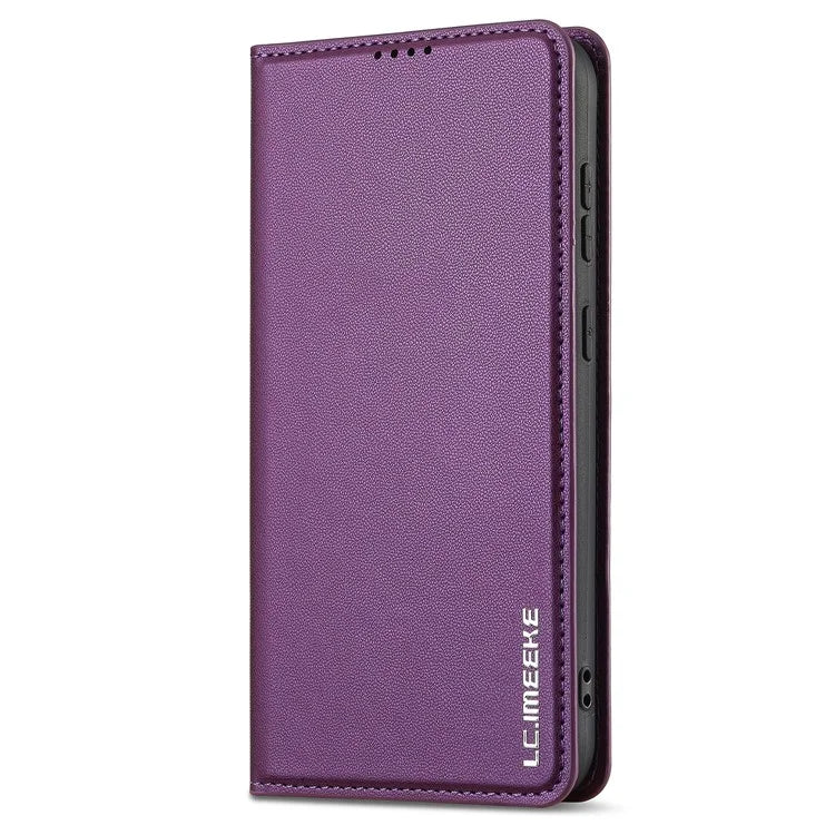 LC.IMEEKE L1 Series for Samsung Galaxy S24+ Case PU Leather Wallet Stand Protective Phone Cover