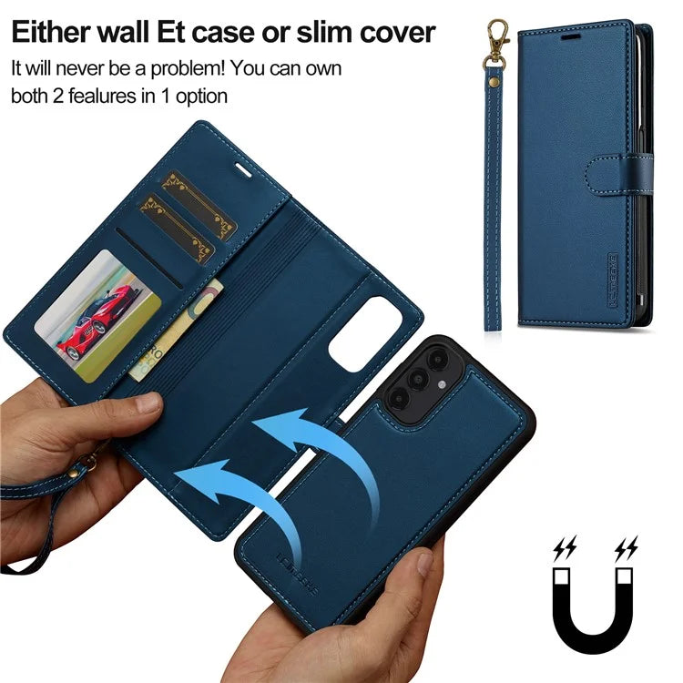 LC.IMEEKE L2 Series for Samsung Galaxy A54 5G Case PU Leather Wallet Detachable Magnetic Phone Cover